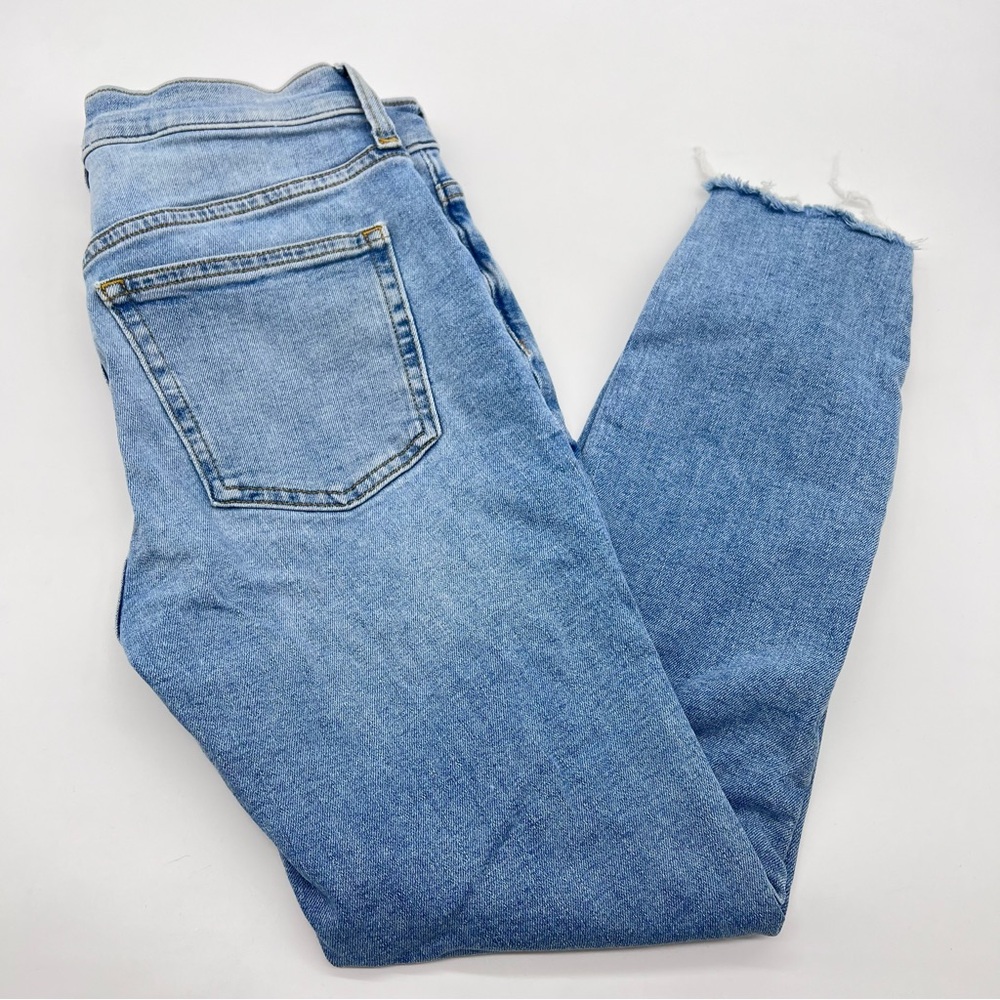 J. Crew Women’s 9” Toothpick Skinny Mid-Rise Light Blue Ankle Jeans-Size 26P